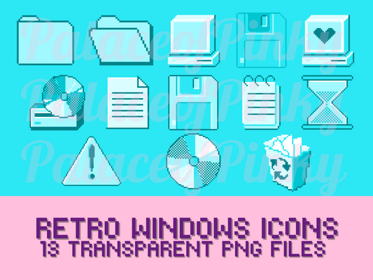 Retro Aesthetic Windows Icons